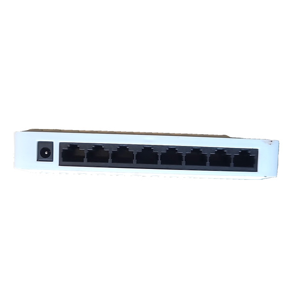 NETGEAR GS608 8-Port Gigabit Desktop Switch 8 Ports No Power Chord - Picture 2 of 4